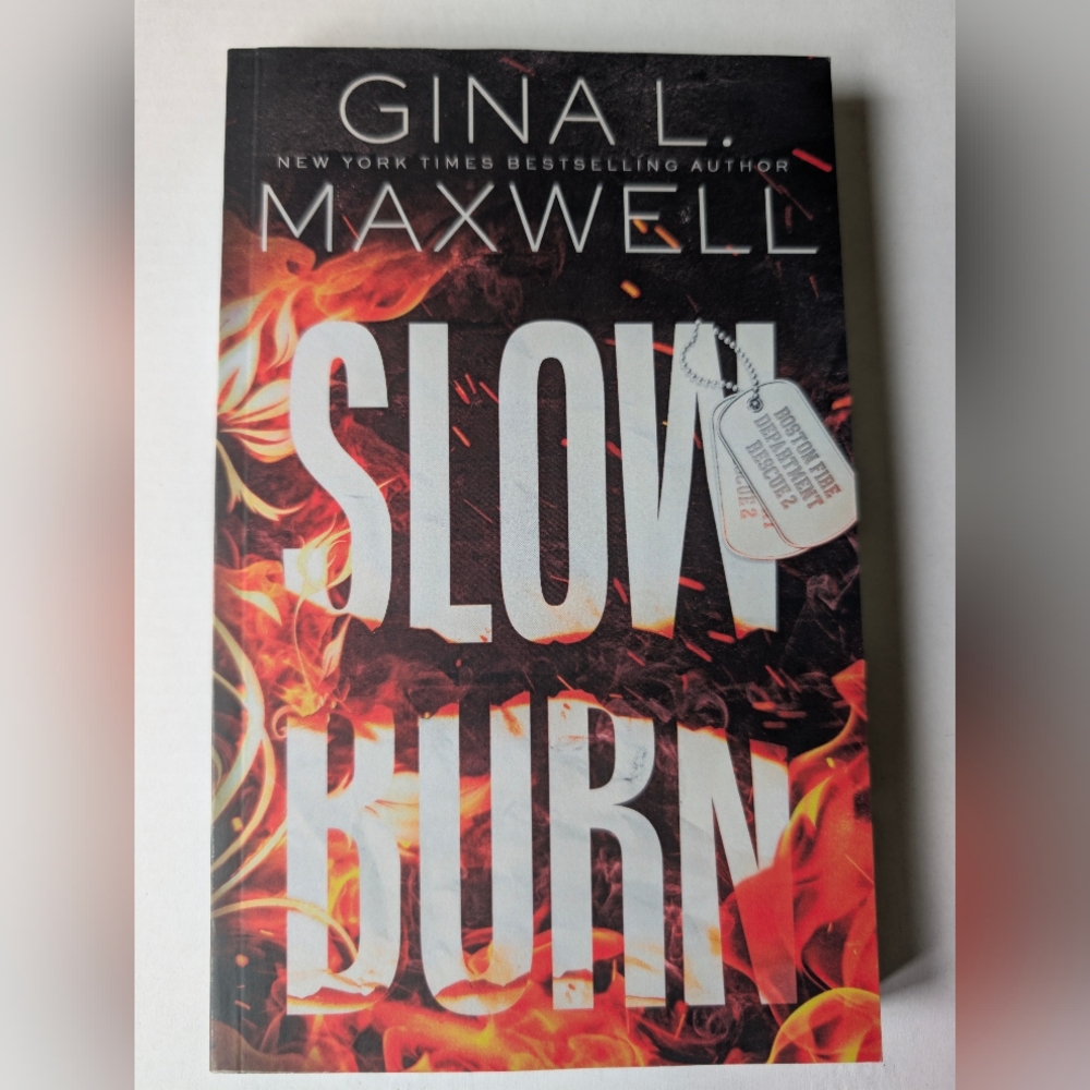 Slow Burn by Gina L. Maxwell Paperback Book ⭐ Autographed ⭐